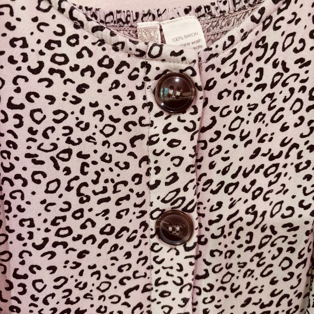 Japna Fit & Flare Cheetah Print Dress size M - Picture 3 of 9